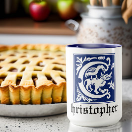 16世紀の神話の生き物の装飾首都C マグカップ