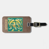 16世紀の神話の生き物の装飾首都C ラゲッジタグ (正面横)