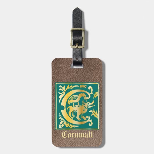 16世紀の神話の生き物の装飾首都C ラゲッジタグ (正面縦)