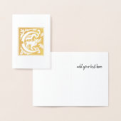 16世紀の神話の生き物の装飾首都C 箔カード (ディスプレー)