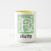 16世紀の神話の生き物の装飾首都F マグカップ (中央)