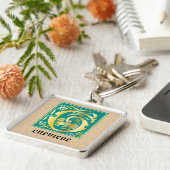 16世紀の神話の生き物の装飾首都G キーホルダー (側面)