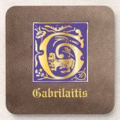 16世紀の神話の生き物の装飾首都G コースター (正面)