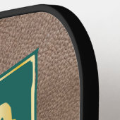 16世紀の神話の生き物の装飾首都G ピックルボールラケット (左詳細)