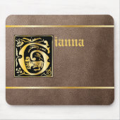 16世紀の神話の生き物の装飾首都G マウスパッド (正面)