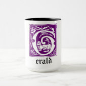 16世紀の神話の生き物の装飾首都G マグカップ (中央)