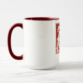 16世紀の神話の生き物の装飾首都O マグカップ (左)