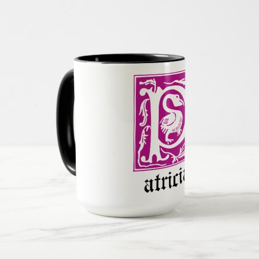 16世紀の神話の生き物の装飾首都P マグカップ (正面左)