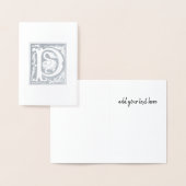 16世紀の神話の生き物の装飾首都P 箔カード (ディスプレー)