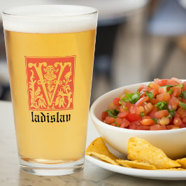 16世紀の神話の生き物の装飾首都V タンブラーグラス