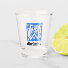 16世紀の神話の生き物の装飾首都W ショットグラス