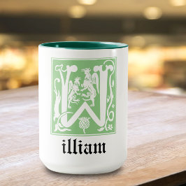 16世紀の神話の生き物の装飾首都W マグカップ