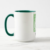 16世紀の神話の生き物の装飾首都W マグカップ (左)