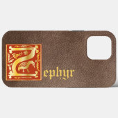 16世紀の神話の生き物の装飾首都Z Case-Mate iPhoneケース (裏面 (横))