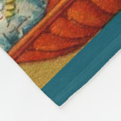 16世紀の羽ばたきスフィンクスの噴水の花の前面 フリースブランケット (角)