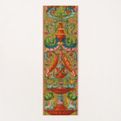 16世紀の羽ばたきスフィンクスの噴水の花の前面 ヨガマット (正面)