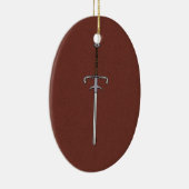 16世紀の軸受/加工剣 セラミックオーナメント (右)