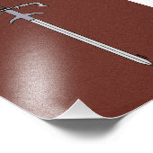 16世紀の軸受/加工剣 フォトプリント            (角)