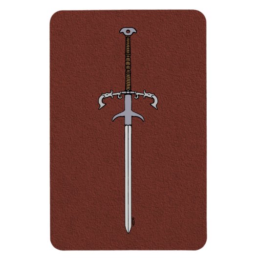 16世紀の軸受/加工剣 マグネット (縦)