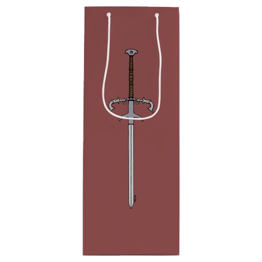 16世紀の軸受/加工剣 ワインギフトバッグ (正面)