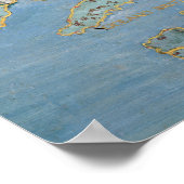 16世紀イギリス・北フランスの地図 ポスター (角)