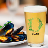 16世紀ケルト結び目模様大文字D タンブラーグラス