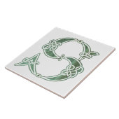 16世紀ケルト結び目模様装飾首都 タイル (側面)