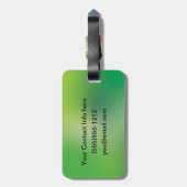 16世紀ケルト結び目模様装飾首都 ラゲッジタグ (裏面縦)