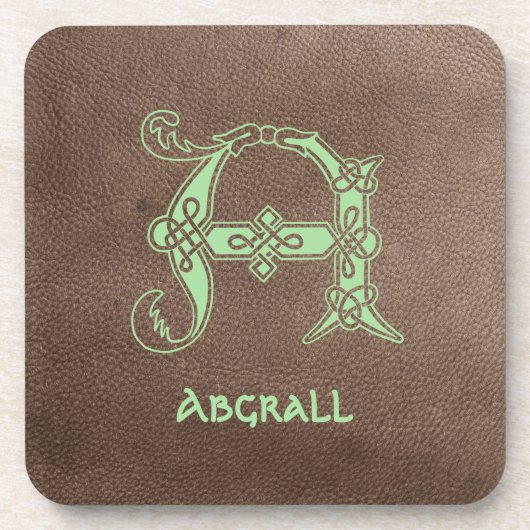 16世紀ケルト結び目模様装飾首都A コースター (正面)