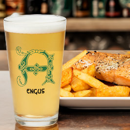 16世紀ケルト結び目模様装飾首都A タンブラーグラス