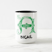 16世紀ケルト結び目模様装飾首都A マグカップ (中央)