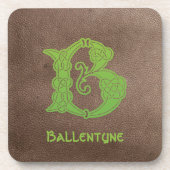 16世紀ケルト結び目模様装飾首都B コースター (正面)