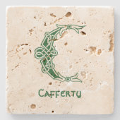 16世紀ケルト結び目模様装飾首都C ストーンコースター (正面)