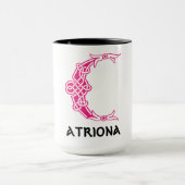 16世紀ケルト結び目模様装飾首都C マグカップ (中央)