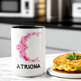 16世紀ケルト結び目模様装飾首都C マグカップ