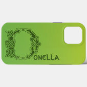 16世紀ケルト結び目模様装飾首都Dケース Case-Mate iPhoneケース (裏面 (横))