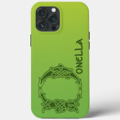 16世紀ケルト結び目模様装飾首都Dケース Case-Mate iPhoneケース (裏面)