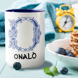 16世紀ケルト結び目模様装飾首都D マグカップ