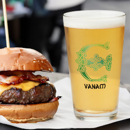 16世紀ケルト結び目模様装飾首都E タンブラーグラス