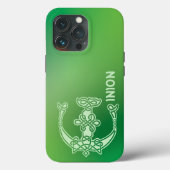 16世紀ケルト結び目模様装飾首都E Case-Mate iPhoneケース (裏面)