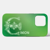 16世紀ケルト結び目模様装飾首都E Case-Mate iPhoneケース (裏面 (横))