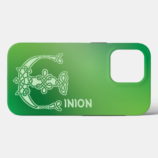 16世紀ケルト結び目模様装飾首都E Case-Mate iPhoneケース (裏面 (横))