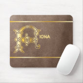 16世紀ケルト結び目模様装飾首都F マウスパッド (マウス)