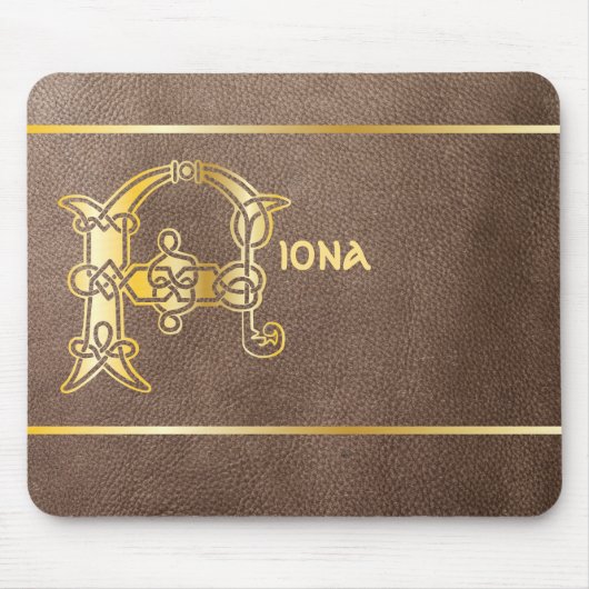 16世紀ケルト結び目模様装飾首都F マウスパッド (正面)