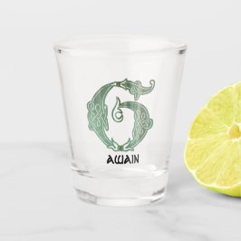 16世紀ケルト結び目模様装飾首都G ショットグラス