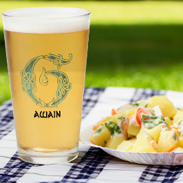 16世紀ケルト結び目模様装飾首都G タンブラーグラス