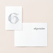 16世紀ケルト結び目模様装飾首都G 箔カード (ディスプレー)