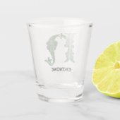 16世紀ケルト結び目模様装飾首都H ショットグラス (裏面)