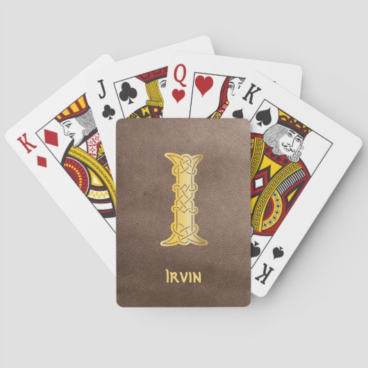 16世紀ケルト結び目模様装飾首都I トランプ (裏面)