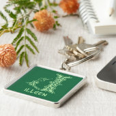 16世紀ケルト結び目模様装飾首都J キーホルダー (側面)